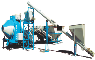 stationery batching plant